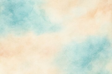 Soft Abstract Watercolor Painting for Design