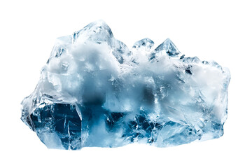 Obraz premium Glacial Blue Ice Crystal Stunning Winter Beauty Cold Serenity