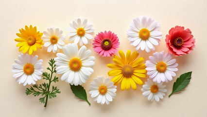 Fototapeta premium spring flowers background
