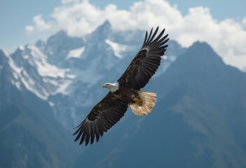 Obraz premium Bald Eagle in Flight