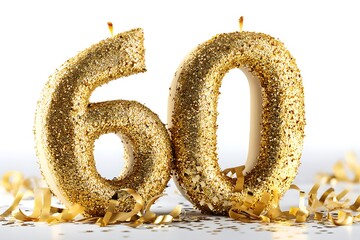 Festive 60th birthday white backdrop
