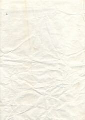 Vintage grungy paper with scratches. Perfect for background and vintage style design. Blank retro page. Empty place for text.