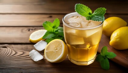 Fototapeta premium lemonade on the table
