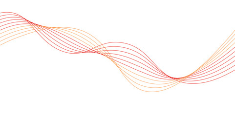 Abstract background with wave line. Colorful wave on white background. Blending line background.' Wave Element design vector image for graphic design decoration or backdrop design