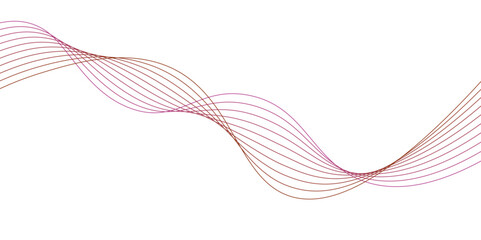 Abstract background with wave line. Colorful wave on white background. Blending line background.' Wave Element design vector image for graphic design decoration or backdrop design