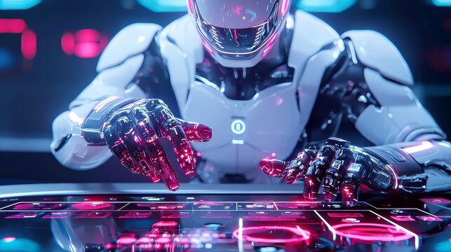 AI Roulette Nexus, an advanced intelligence system governs a roulette table, balancing data manipulation, ethical dilemmas, and the precarious value of human lives.