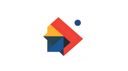 Abstract Geometric Design with Bold Colors and Shapes for Creative Projects