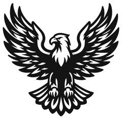 Monochrome Eagle Design