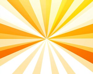 Fototapeta premium Radiating Lines in Yellow, Orange, and White
