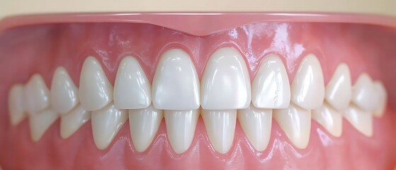 Obraz premium Healthy Teeth Closeup