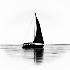 Fototapeta premium sailboat on the sea