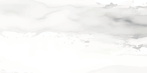 Obraz premium Abstract Watercolor Painting with Soft Transitions of White and Light Grey, Blended Across a Textured Paper Canvas to Create a Serene, Dreamy Atmosphere, Ideal for Minimalist and Artistic Designs.