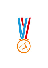 champion medaille lancer javelot