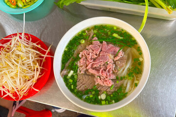 Pho, Vietnam traditional food , Beef noodles.
