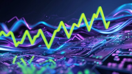 Dynamic Financial Chart with Circuitry Design