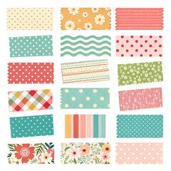 Collection Set of Ripped and Torn Paper Pieces on Transparent Background – Isolated Scrap Elements for Design, Craft, and Digital Projects