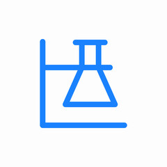 chemistry lab icon sign vector