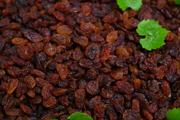 natural raisins dried fruits healthy nutrition close-up
