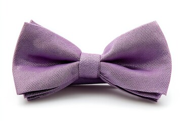 Chic Pink Bow Tie White Background Isolated
