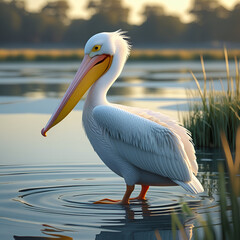 pelican on the beach