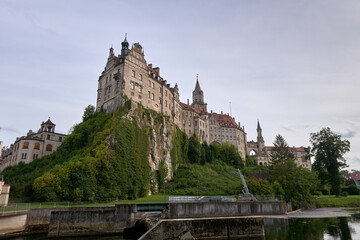 Obraz premium Sigmaringen, Germany - located in the Black Forest, very close to the source of the river Danube, Sigmaringen is famous for its Medieval fortress