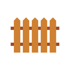 simple fence icon. fence sign vector illustration	
