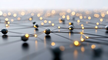 Isolated Flowchart of Rare Earth Elements with Illuminated Connections