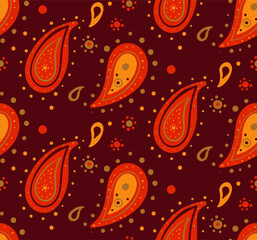 Traditional luxury to paint artwork. Ornament paisley to background abstract. Curly herb at summer awesome.