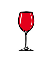 verre a pied alcool vin
