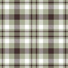 Plaid pattern seamless. Vibrant bland & Autumn dark grey Tartan Fabric Design. 