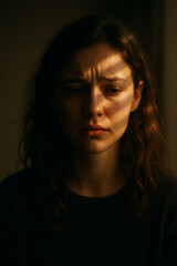 Fototapeta premium DUALITY — Woman in Half Light