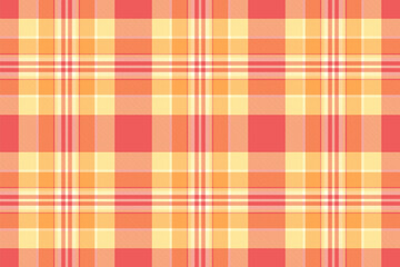 Warm, vibrant plaid pattern in sunset hues.  Perfect for textile design, website backgrounds, or crafting projects.  This cheerful, seamless texture evokes feelings of warmth and comfort.