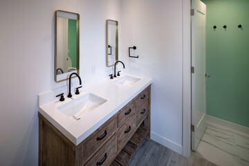 modern bathroom interior