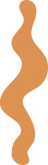 Abstract Wavy Shape