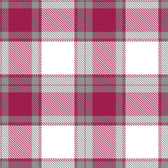 Plaid pattern seamless. Pastel purple red & Muted grey Tartan Fabric Design. 
