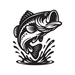 black and white fishes