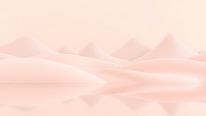Synthwave Futuristic Landscape, Surreal Mountain Terrain Reflected in Water with Atmospheric Sci-Fi Aesthetic and Retro Vaporwave Vibes