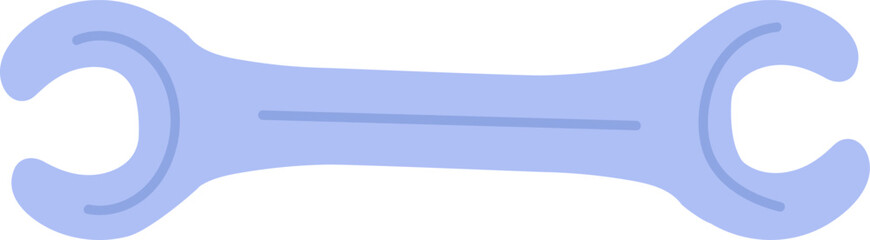 Minimalist Wrench Illustration