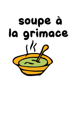 soupe grimace humour expression