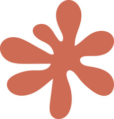 Abstract Splash Shape