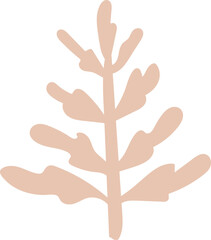 Minimalist Leaf Silhouette