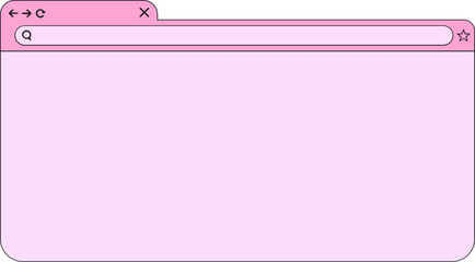 Lined Retro UI Website