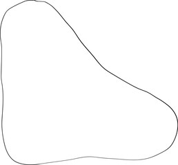 Fototapeta premium Hand Drawn Abstract Line Geometric Shape Wavy