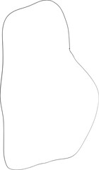 Hand Drawn Abstract Line Geometric Shape Wavy