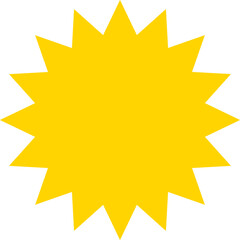 Minimalist Retro Star Sticker Shape Geometric Frame Illustration