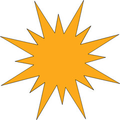 Retro Groovy Sun 70s