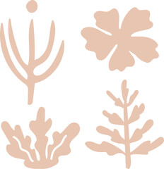 Obraz premium Abstract Botanical Shapes