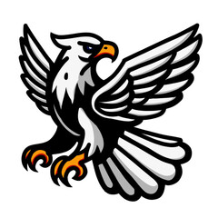 Dynamic Garuda Bird Vector Illustration for Cultural and Modern Designs