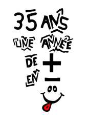 35 ans annee plus moins anniversaire