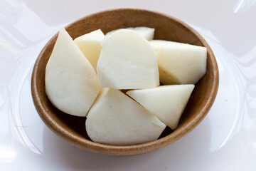 Mexican turnip or jicama or yam bean